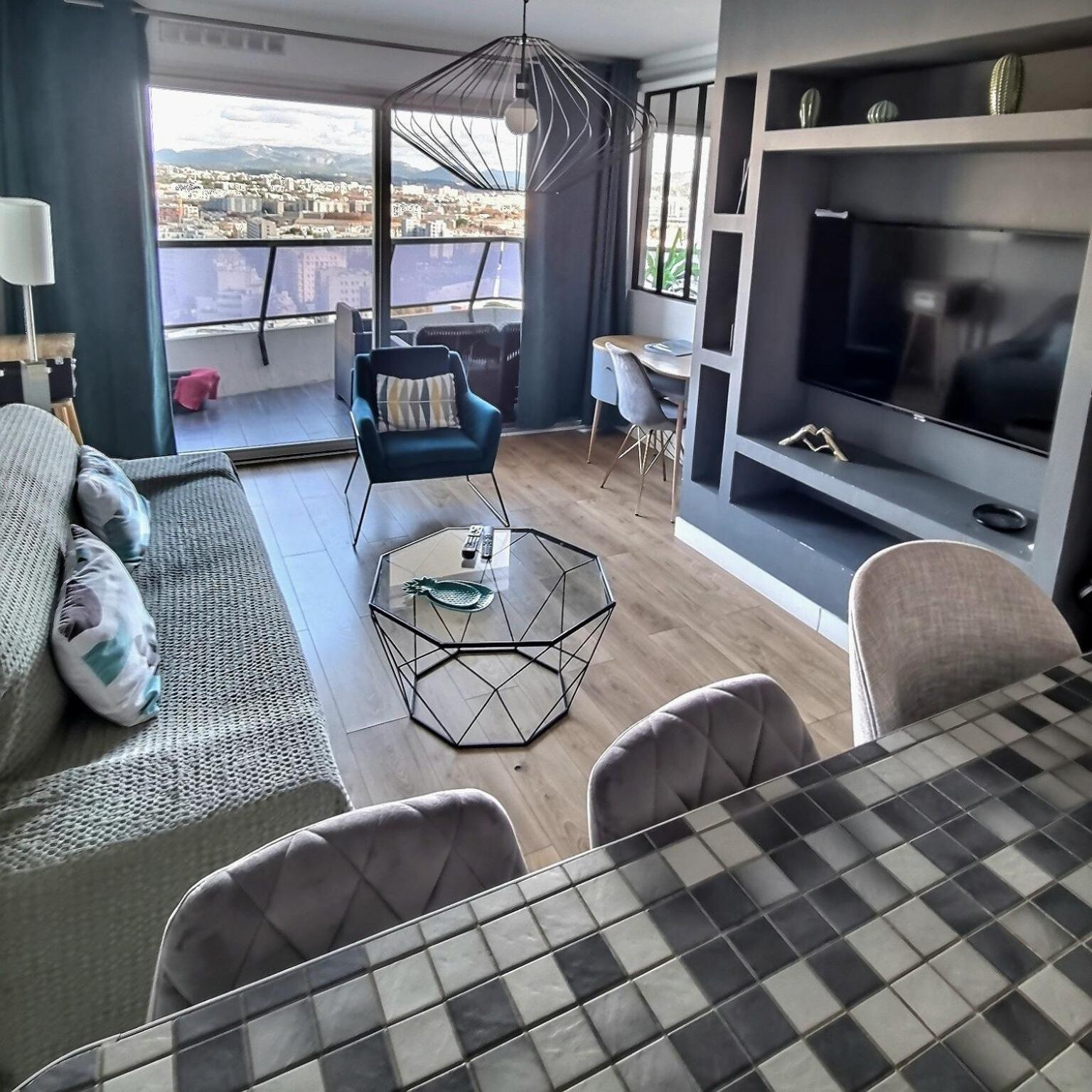 Appartement T2 Prado Chanot Plage Marseille Luaran gambar